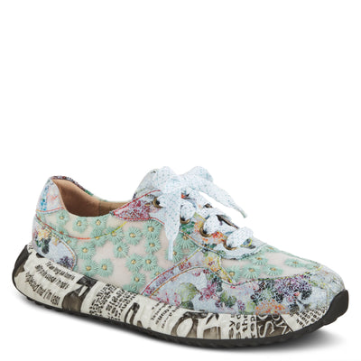 Spring Step L'Artiste Women's Daisymae Fashion Sneaker Blue Multi EU 38 / US 7.5-8