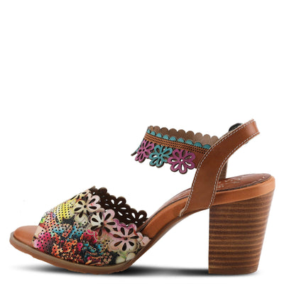 L'Artiste by Spring Step Floradacious Camel Multi Leather EU 41 (US Women's 9.5-10) M