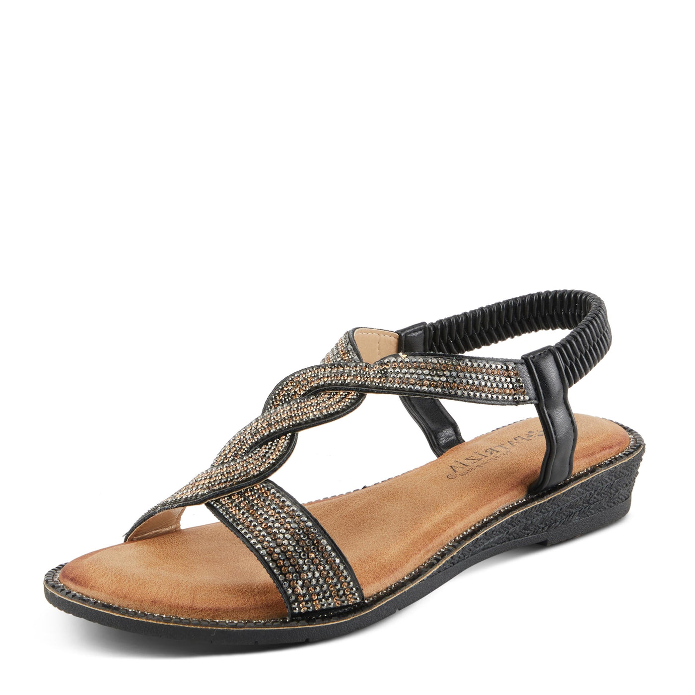 PATRIZIA Women's INVITE Flat Sandals Black EU 39 / US 8.5