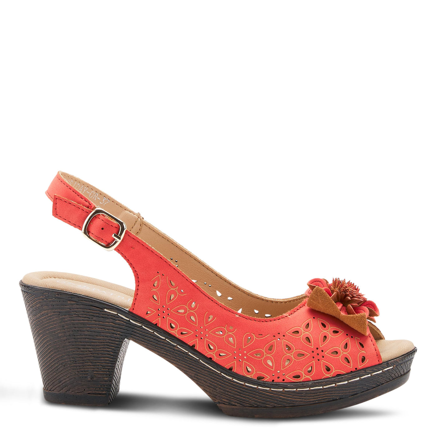 PATRIZIA Women's Doriday Sandals Orange EU 35 / US 5