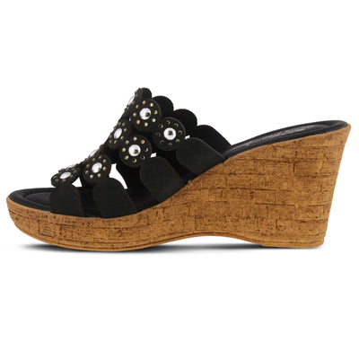 Spring Step womens ALISMA,Black Nubuck,5