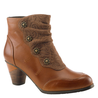 L�Artiste by Spring Step Women's Belgard Ankle Bootie, Brown, 42 EU/10.5-11 M US