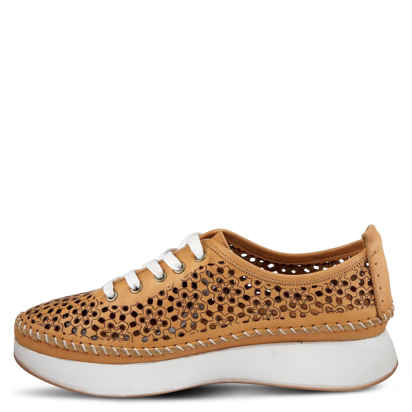 Spring Step Women's Youlanda Lace-Up Shoe Tan EU 37 / US 6.5-7