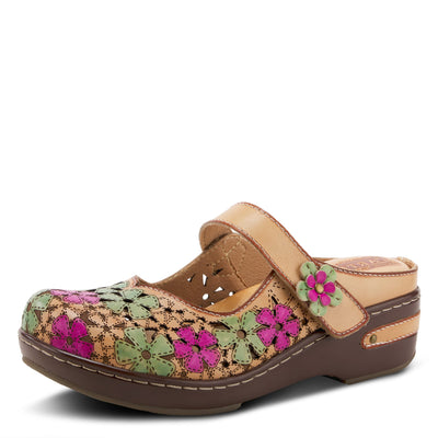 Spring Step L'Artiste Women's Anana Mary-Jane Shoe Beige Multi EU 37 / US 6.5-7