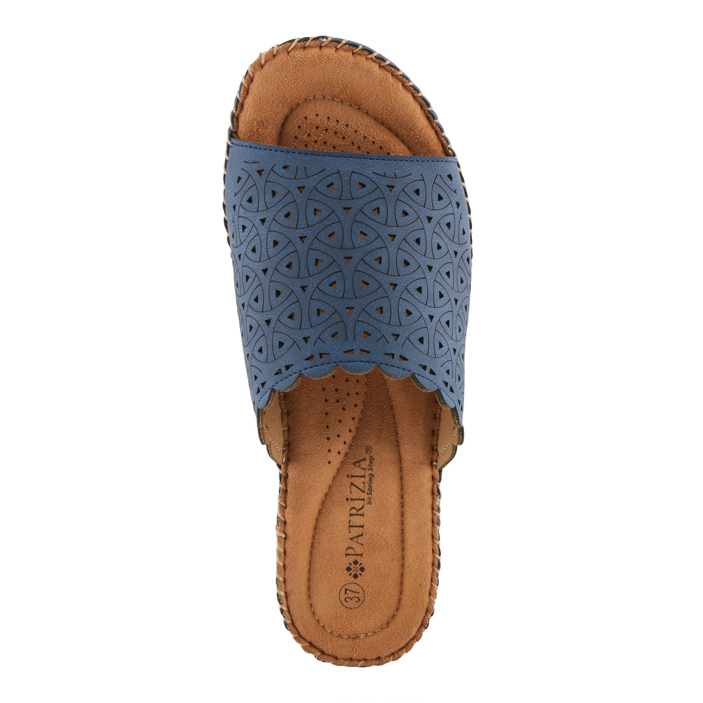 PATRIZIA Women's CHANDELLA Slide Wedge Sandals Blue EU 40 / US 9
