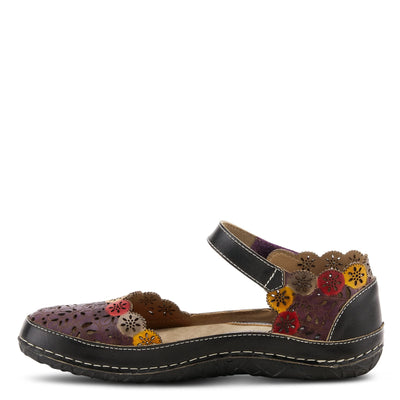 Spring Step L'Artiste Women's Kysandra-Fleur Mary-Jane Shoe Black Multi EU 41 / US 9.5-10