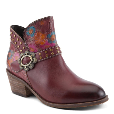 L'Artiste by Spring Step Women's Daintylady Western Boot, Bordeaux Multi, 7