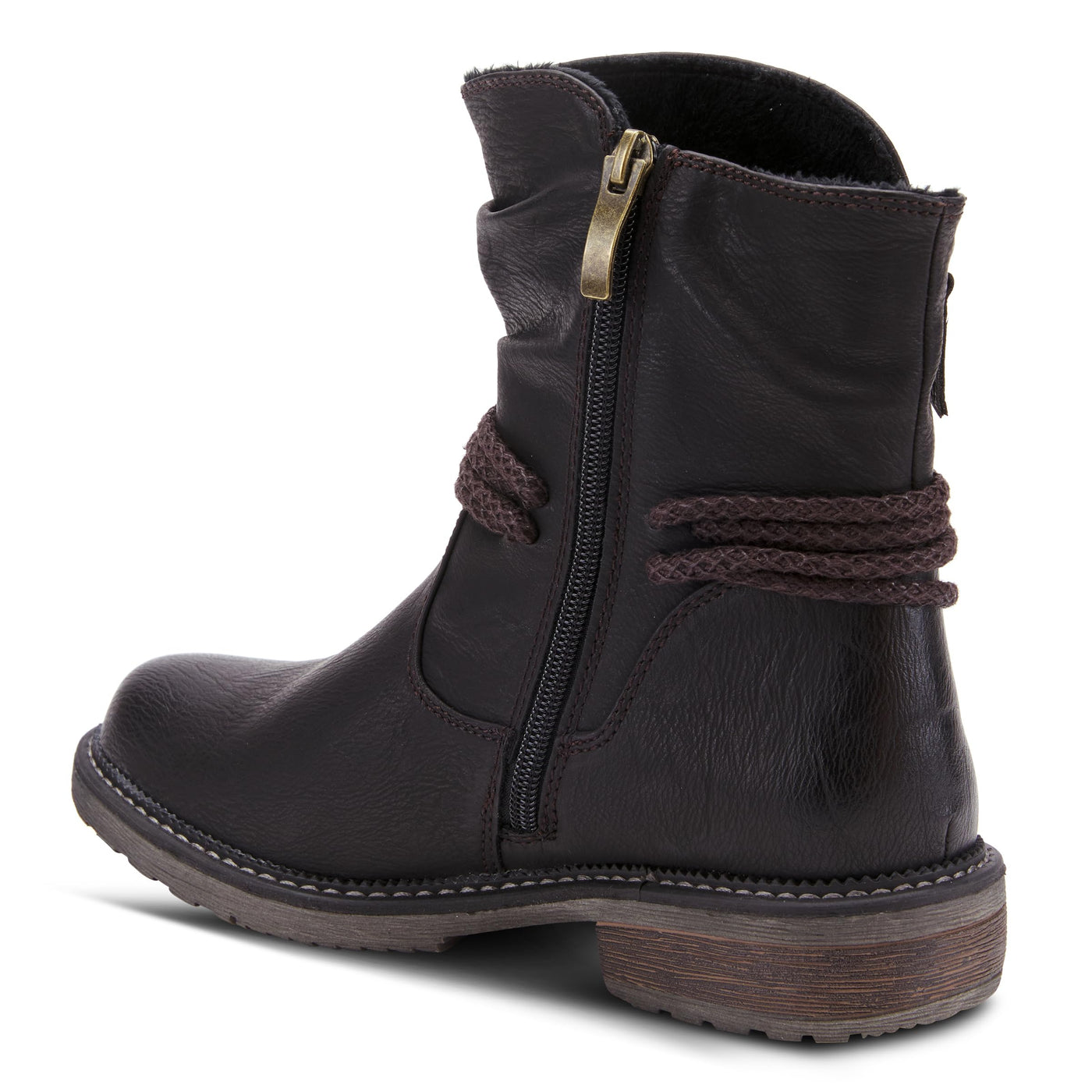 Spring Step Relife Kathie Mid-Calf Boots for Women - Waterproof Ladies Boots With Zipper Closure - Western Low Heel Ankle Boots for Women - Black EU 38/7.5-8