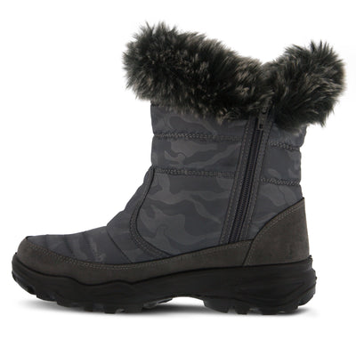 Spring Step Flexus Korine Nylon Boots for Women - Waterproof Camo Print Design Boots - Women's Snow Boots for Outdoor and Work Grey EU 40 / US 9