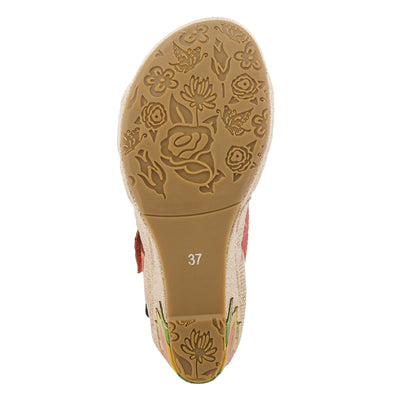 L'Artiste Women's Embrace Orange Multi 7.5 B(M) US