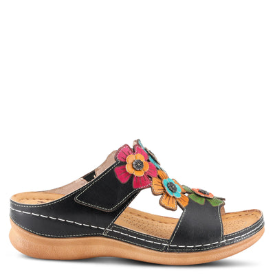 L'ARTISTE IZNA SLIDE SANDALS GREY MULTI / EU 41 / US 9.5-10