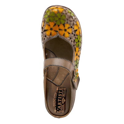 Spring Step L'Artiste Women's Anana Mary-Jane Shoe Grey Multi EU 41 / US 9.5-10