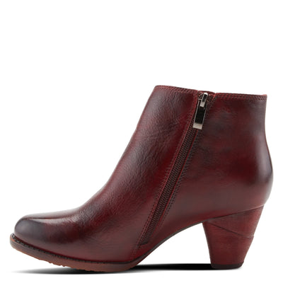 Spring Step L`Artiste Women's Eyecatching Slip-On BootieDark Red EU 39 / US 8.5