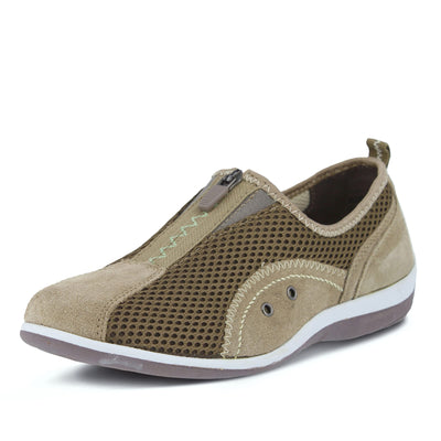 Spring Step Racer Sneaker, Taupe, 41 Wide EU 9.5-10 US