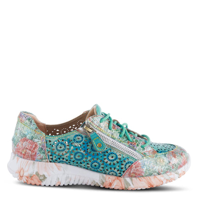 Spring Step L'Artiste Women's Jazzie Fashion Sneaker Turquoise Multi EU 37 / US 6.5-7