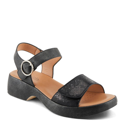 PATRIZIA Women's FINOLA Quarter Strap Platform Sandals Black EU 40 / US 9
