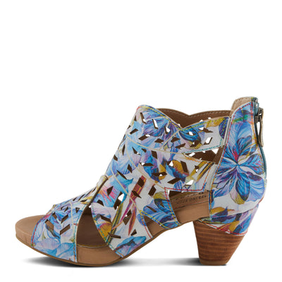 L'Artiste by Spring Step Women's Icon-Fleur Pump, Blue Multi, 10.5-11