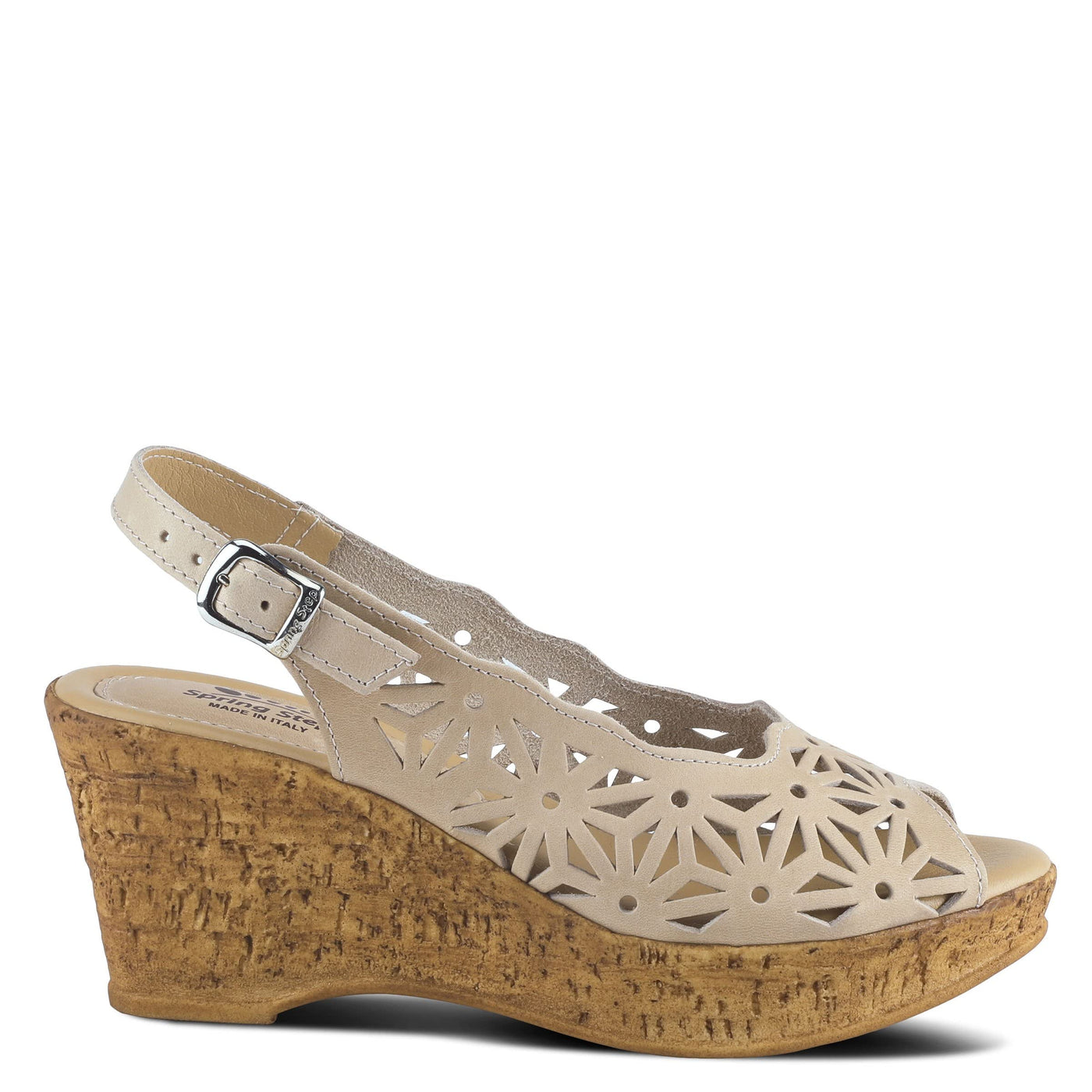 Spring Step Women's Abigail Slingback Sandal Beige EU 39 / US 8.5