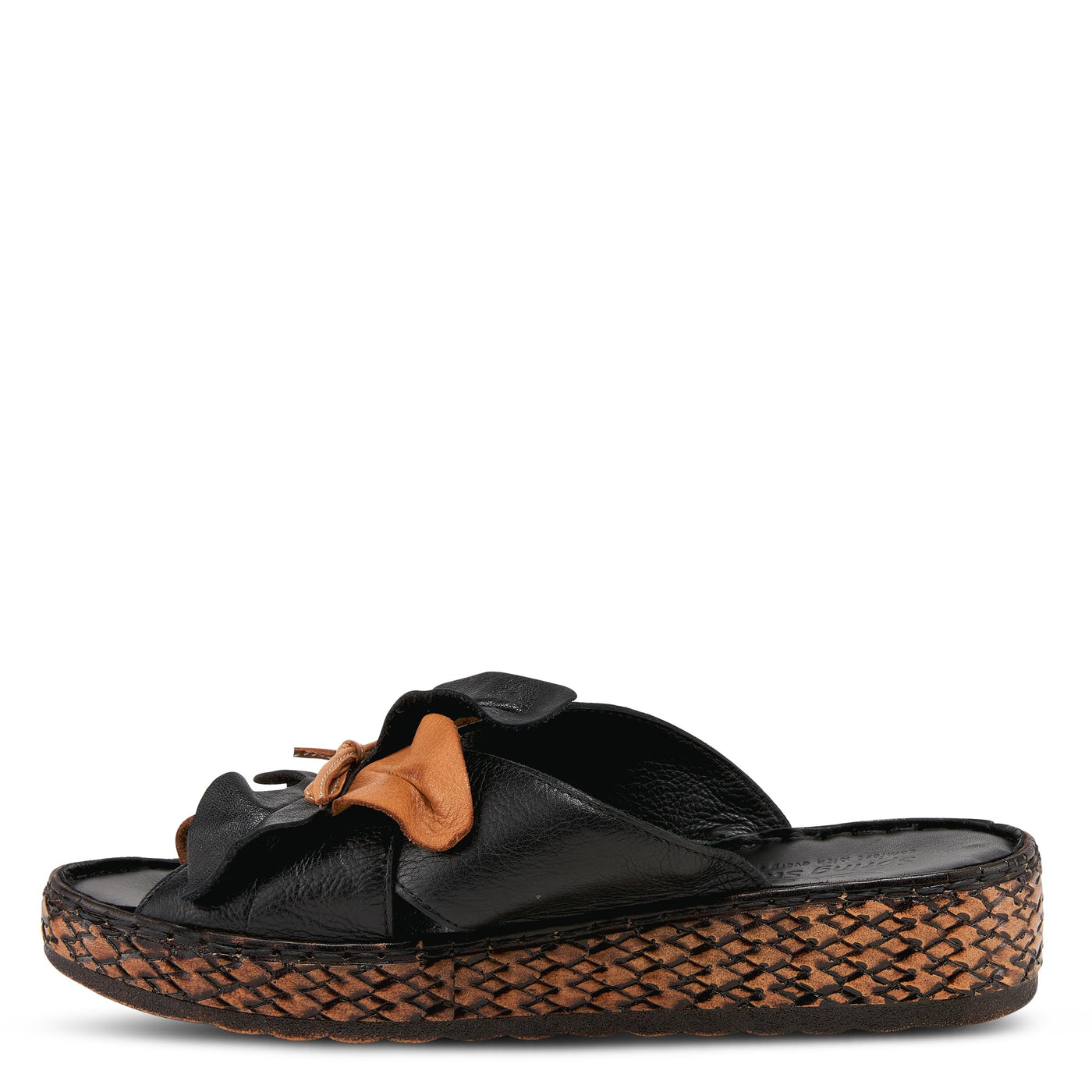 Spring Step Women's Hilary Slide Sandal Black EU 37 / US 6.5-7