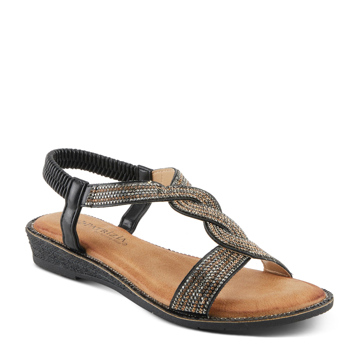 PATRIZIA Women's INVITE Flat Sandals Black EU 37 / US 6.5-7