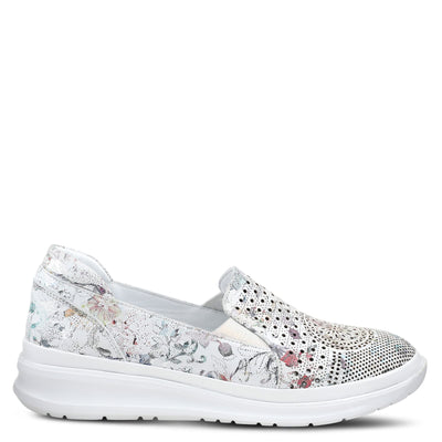 Spring Step Women's Roxy Slip-On Shoe White Multi EU 37 / US 6.5-7