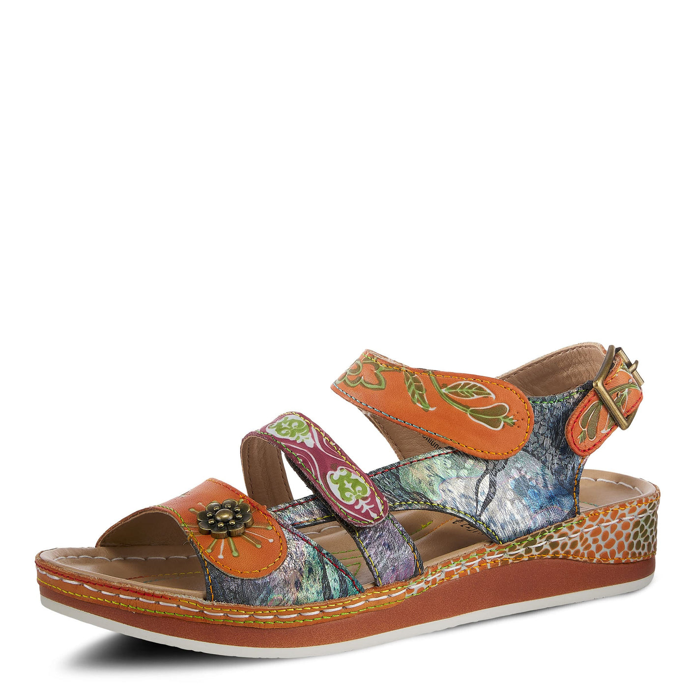 L�Artiste by Spring Step Women's Sumacah-cam Slide Sandal, Camel, 38 EU/7.5-8 M US
