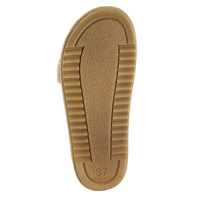 Flexus Women's Baronca Slide Sandal Gold EU 37 / US 6.5-7