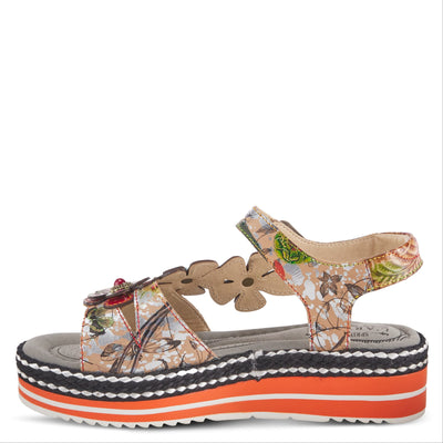 L'ARTISTE RHODYS ANKLE STRAP SANDALS