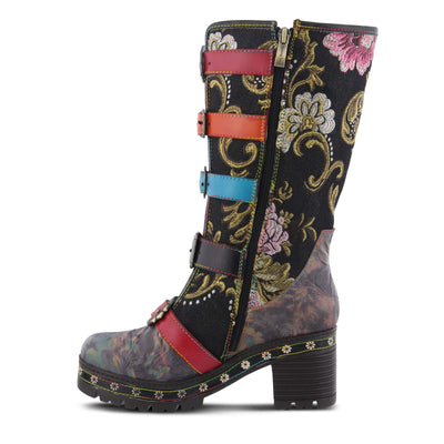 Spring Step L'Artiste Women's Brazen Boot Black Multi EU 38 / US 7.5-8