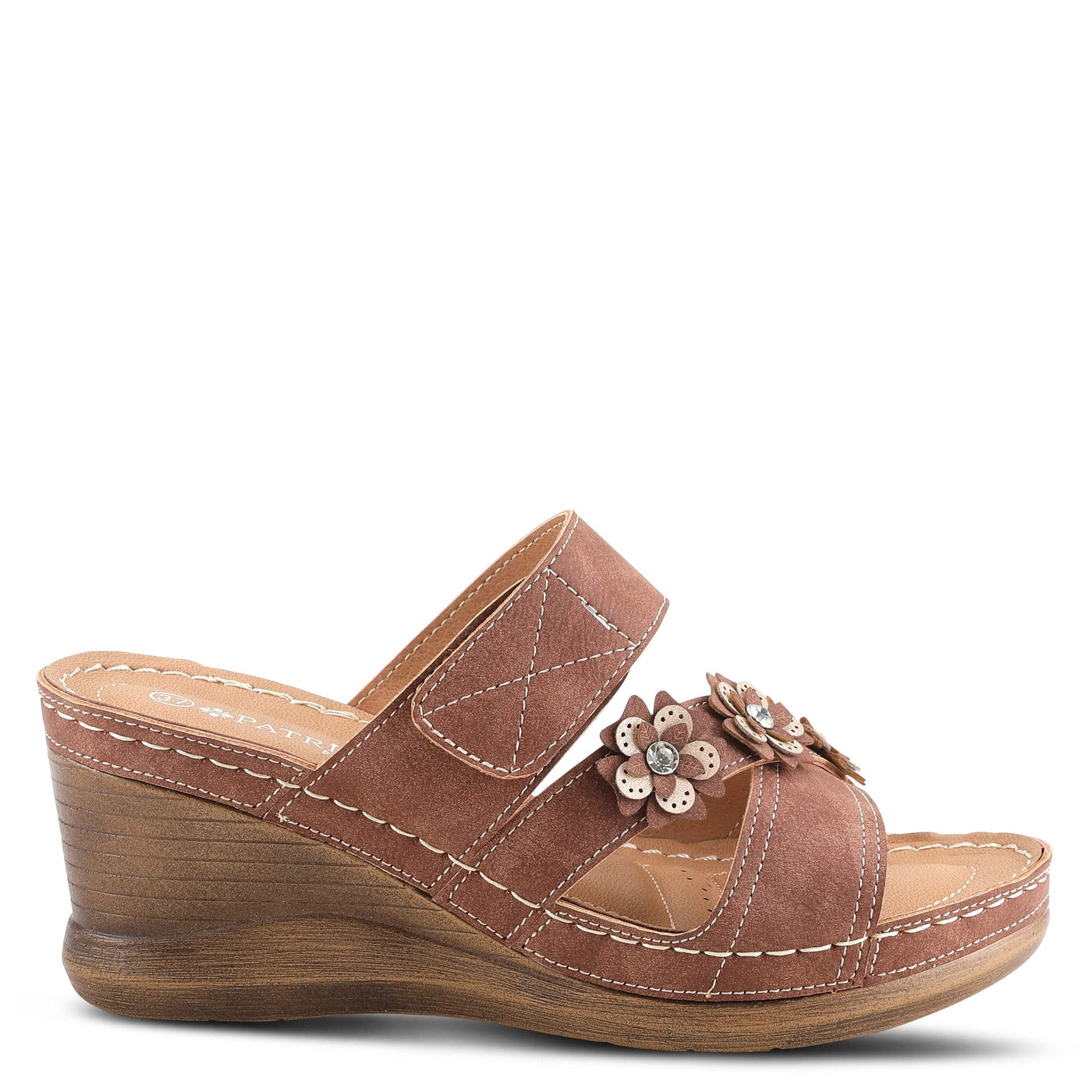 PATRIZIA Women's Lyndsay Slide Sandal Brown EU 40 / US 9