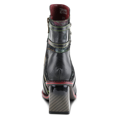 Spring Step L'Artiste Women's Thunderbird Bootie Black Multi EU 38 / US 7.5-8