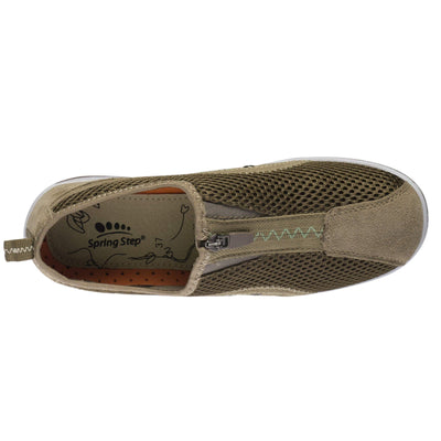 Spring Step Racer Sneaker, Taupe, 41 Wide EU 9.5-10 US