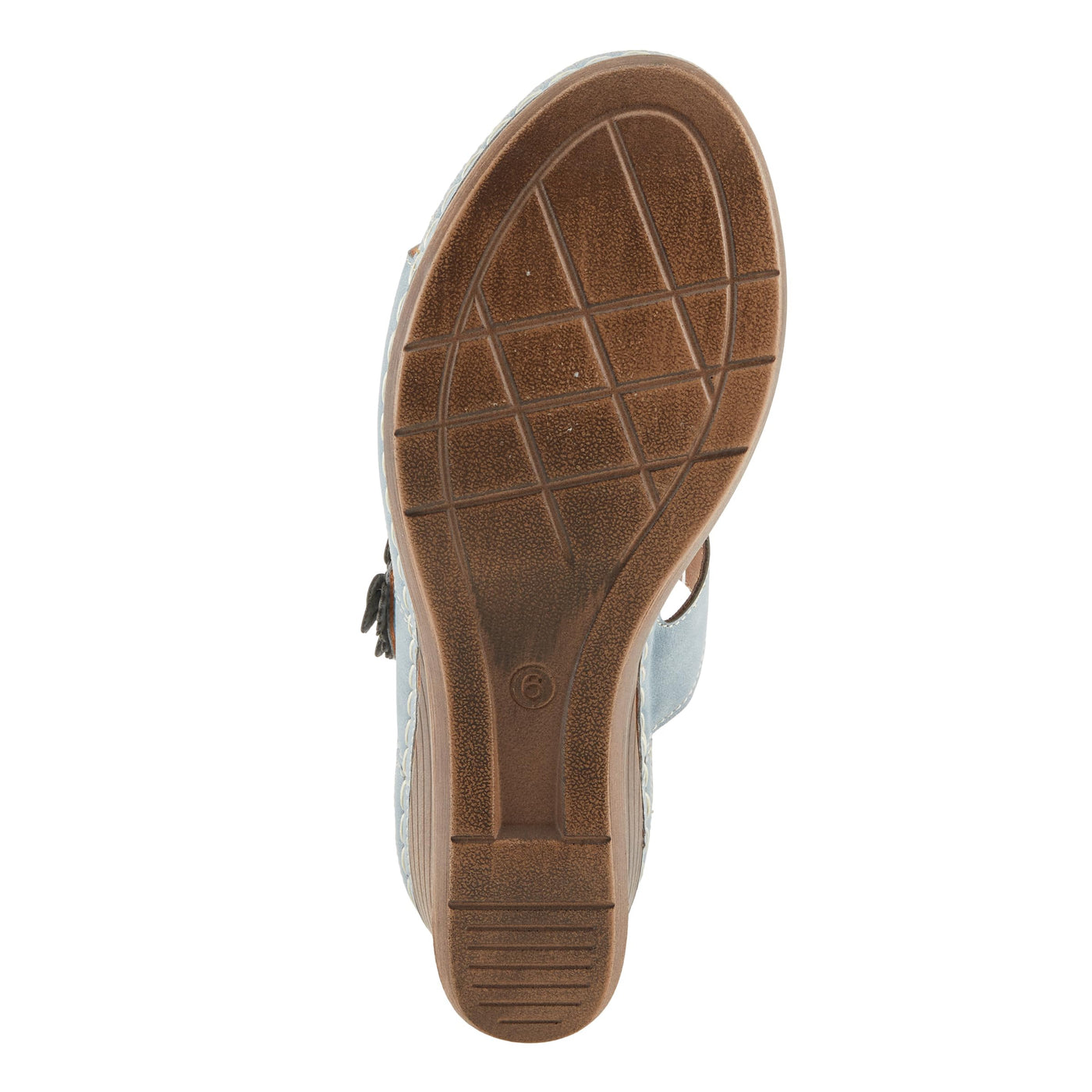 PATRIZIA Women's LOLLY Slide Wedge Sandals Blue EU 37 / US 6.5-7