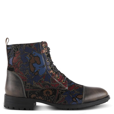 Spring Step L'Artiste Men's Elton Leather Bootie Cabernet Multi EU 41 / US 8-8.5