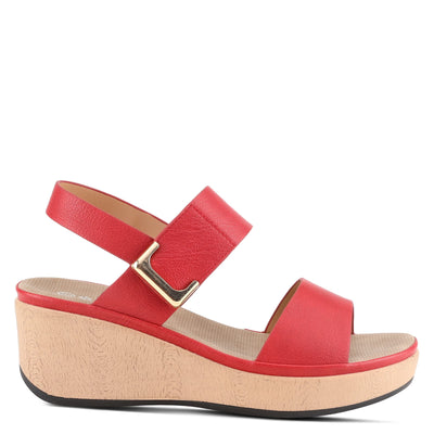 PATRIZIA Women's Spelta Slingback Sandal Red EU 37 / US 6.5-7