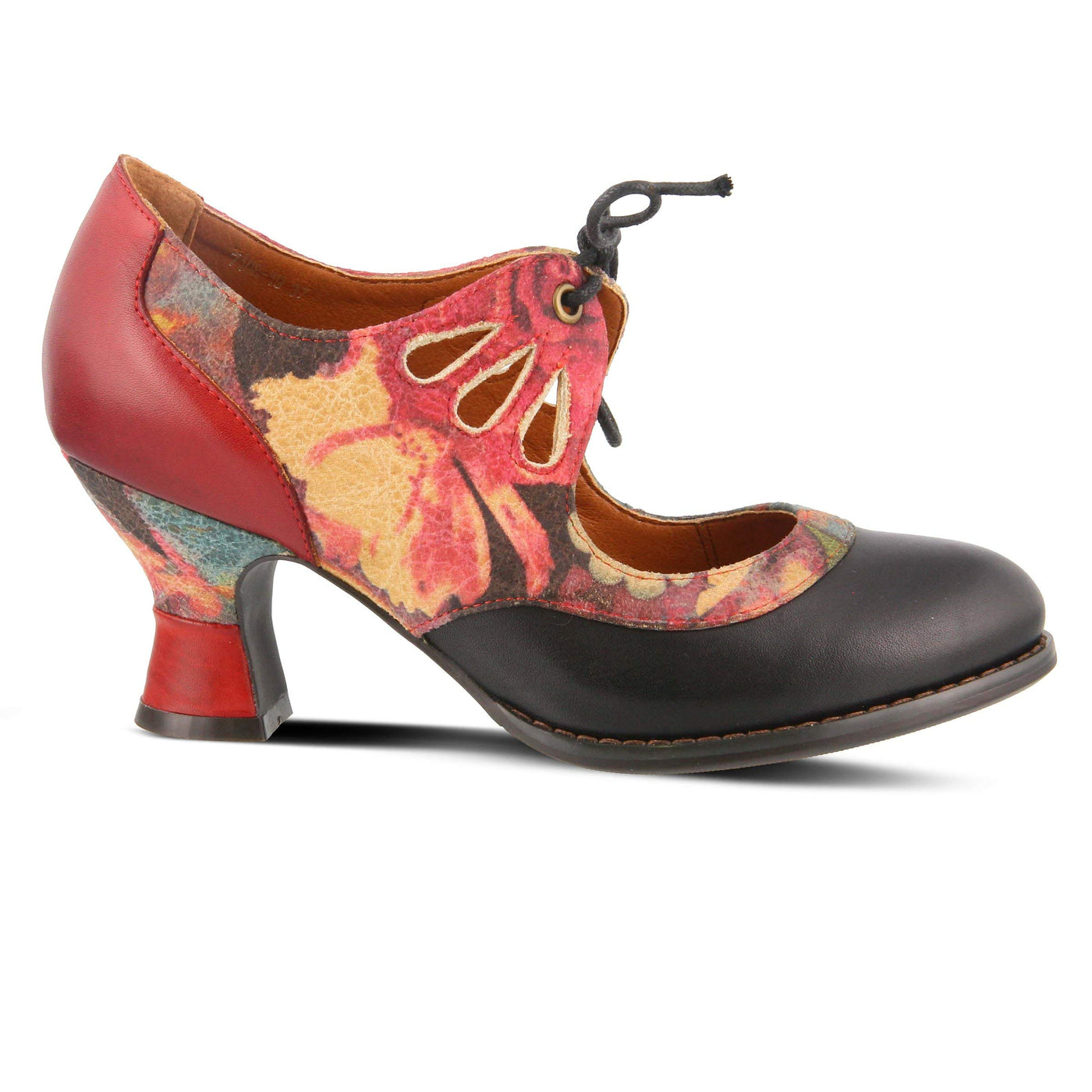 L'Artiste by Spring Step KALLANDRA Black Multi Shoe US 5