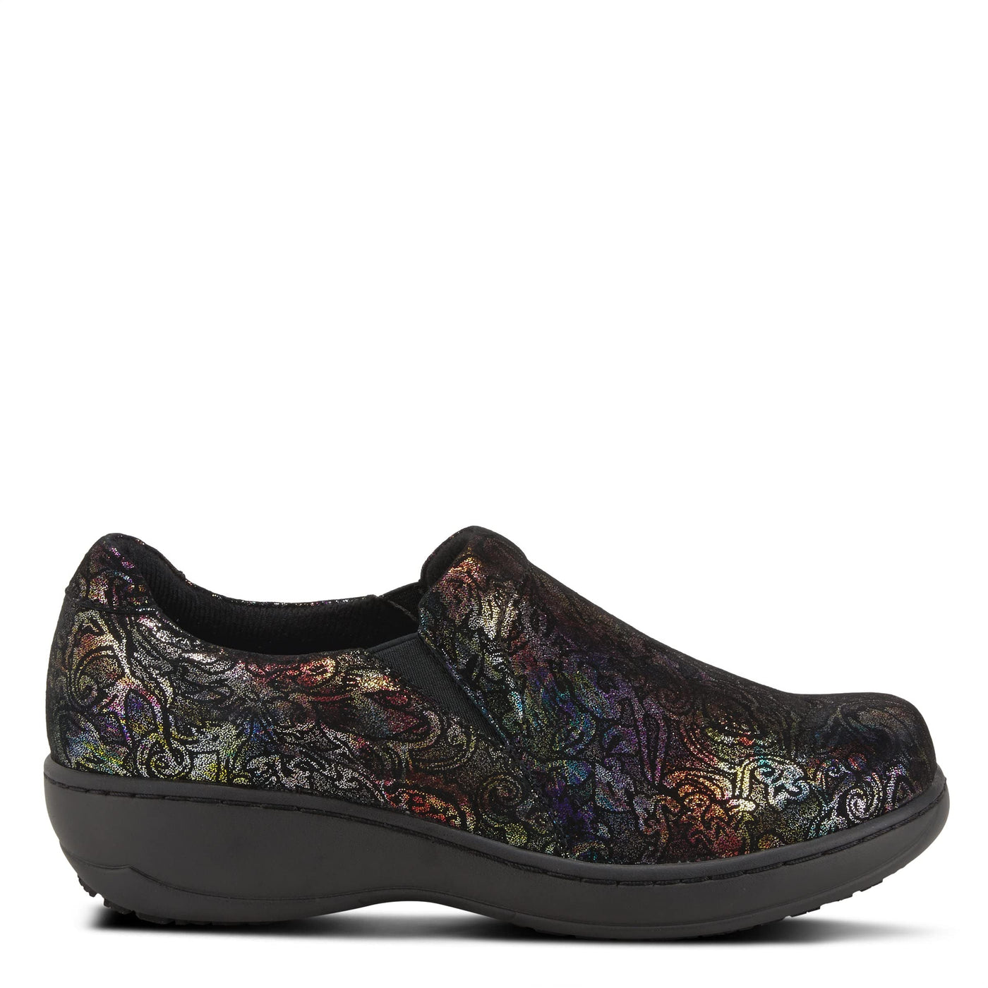 Spring Step Women's WOOLIN-Swirl Loafer Flat, Rainbow, 8