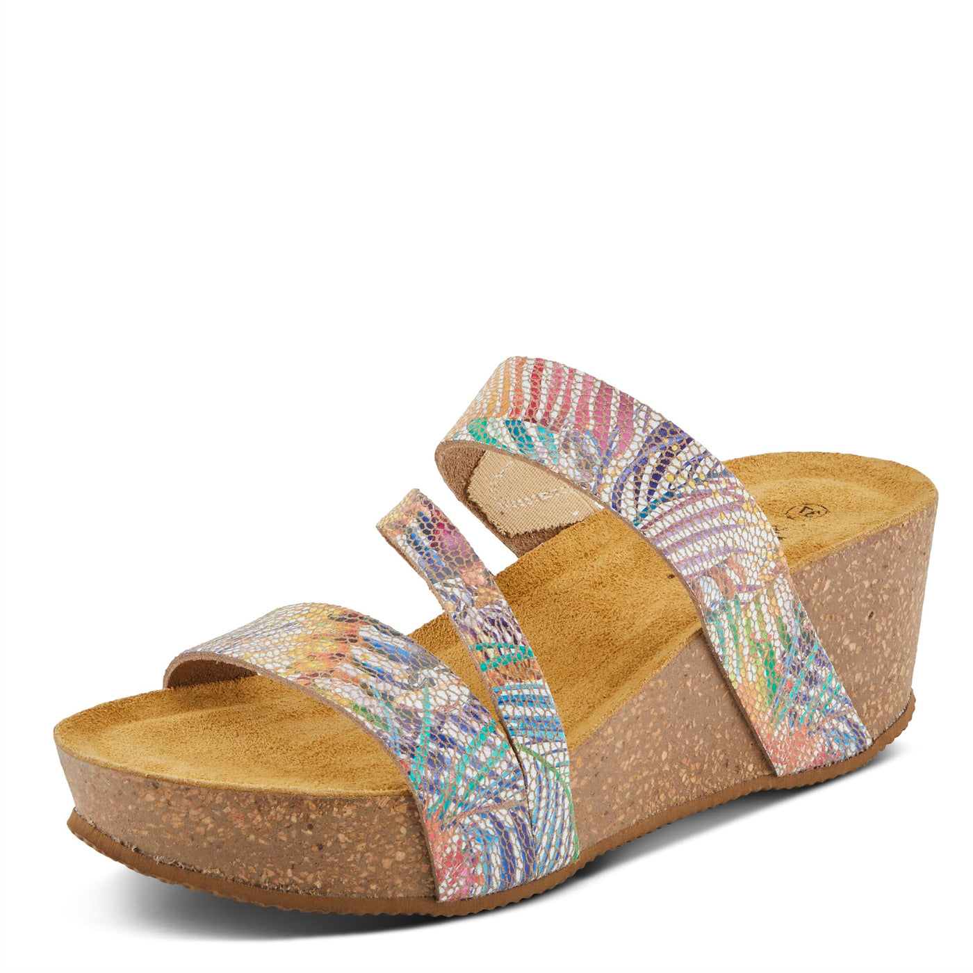 Spring Step Women's Butterpea Sandal, Pink Multi, 9.5