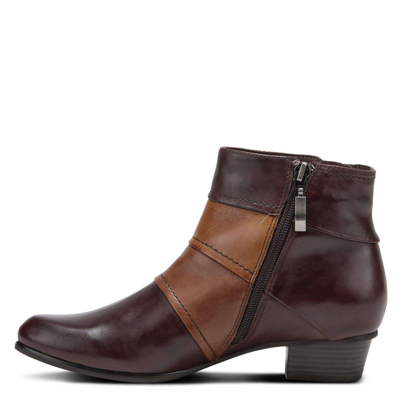 Spring Step Women's OPHELLA Ankle Boot, Black Multi, 8.5