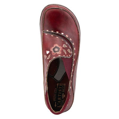L’Artiste by Spring Step Women's Burbank Slip-On Loafer, Bordeaux, 36 EU/5.5-6 M US