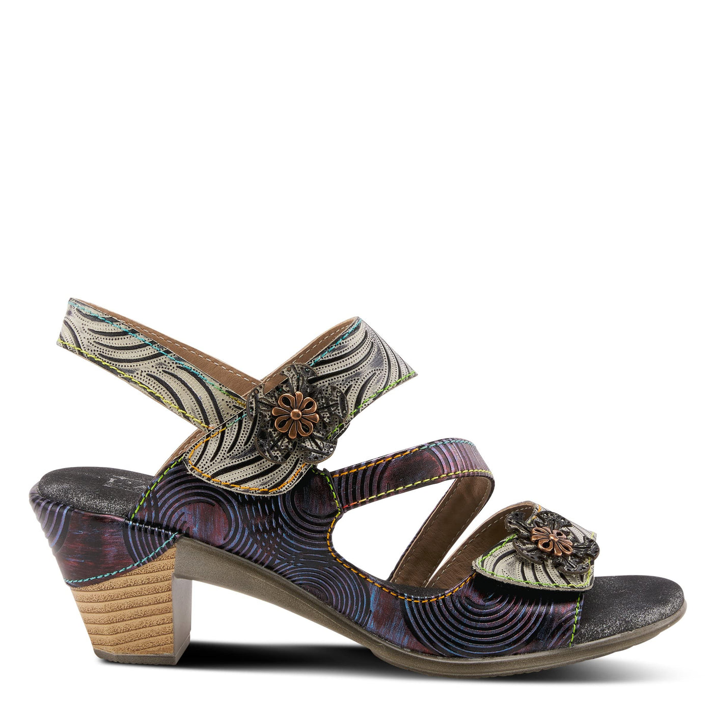 L'Artiste by Spring Step Acarine Purple Multi EU 35 (US Women's 5) M