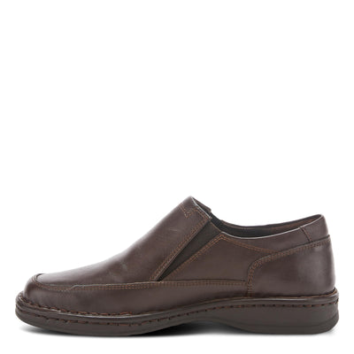 Spring Step mens Enzo Loafer Flat, Brown, 9.5-10 US