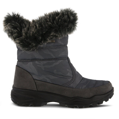 Spring Step Flexus Korine Nylon Boots for Women - Waterproof Camo Print Design Boots - Women's Snow Boots for Outdoor and Work Grey EU 40 / US 9