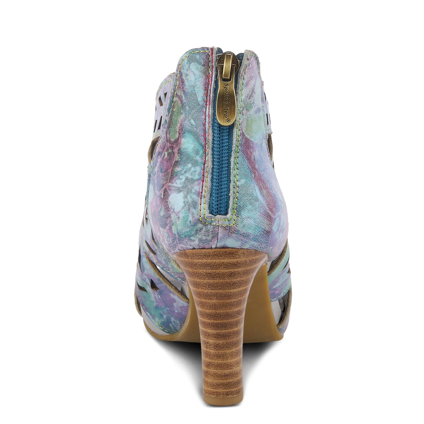 Spring Step L'Artiste Women's Amora Bootie Blue Multi EU 39 / US 8.5