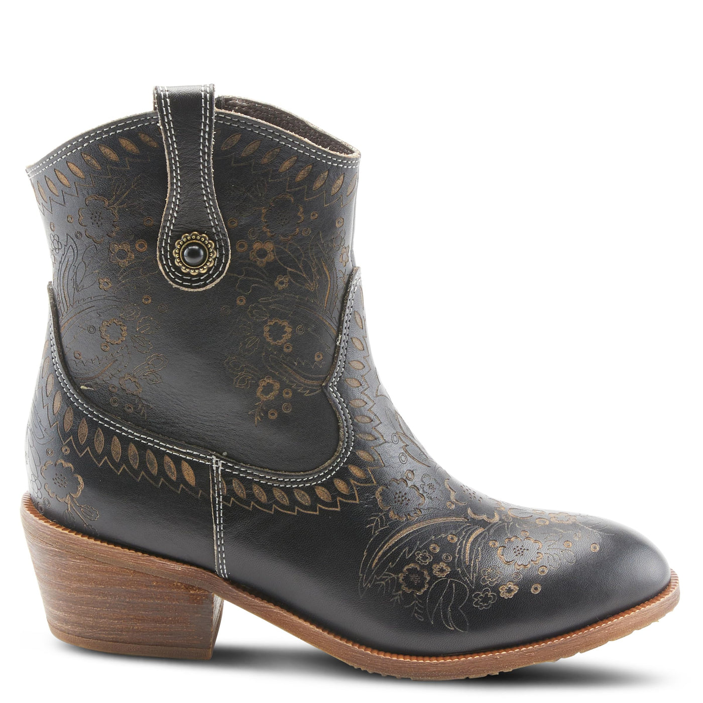 Spring Step L'Artiste Galop Boot for Womens - Ankle Boots with Inside Zipper Closure - Comfortable Western Ladies Boots for Outdoor