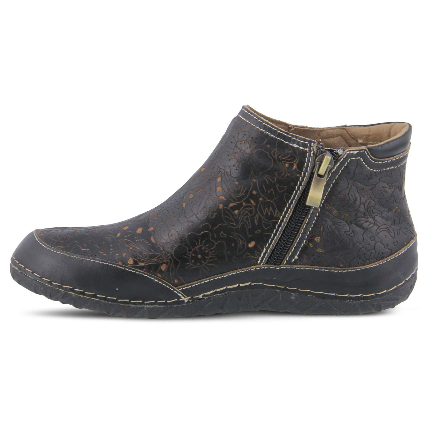 Spring Step L'Artiste womens Ankle Boot, Black, 5 US