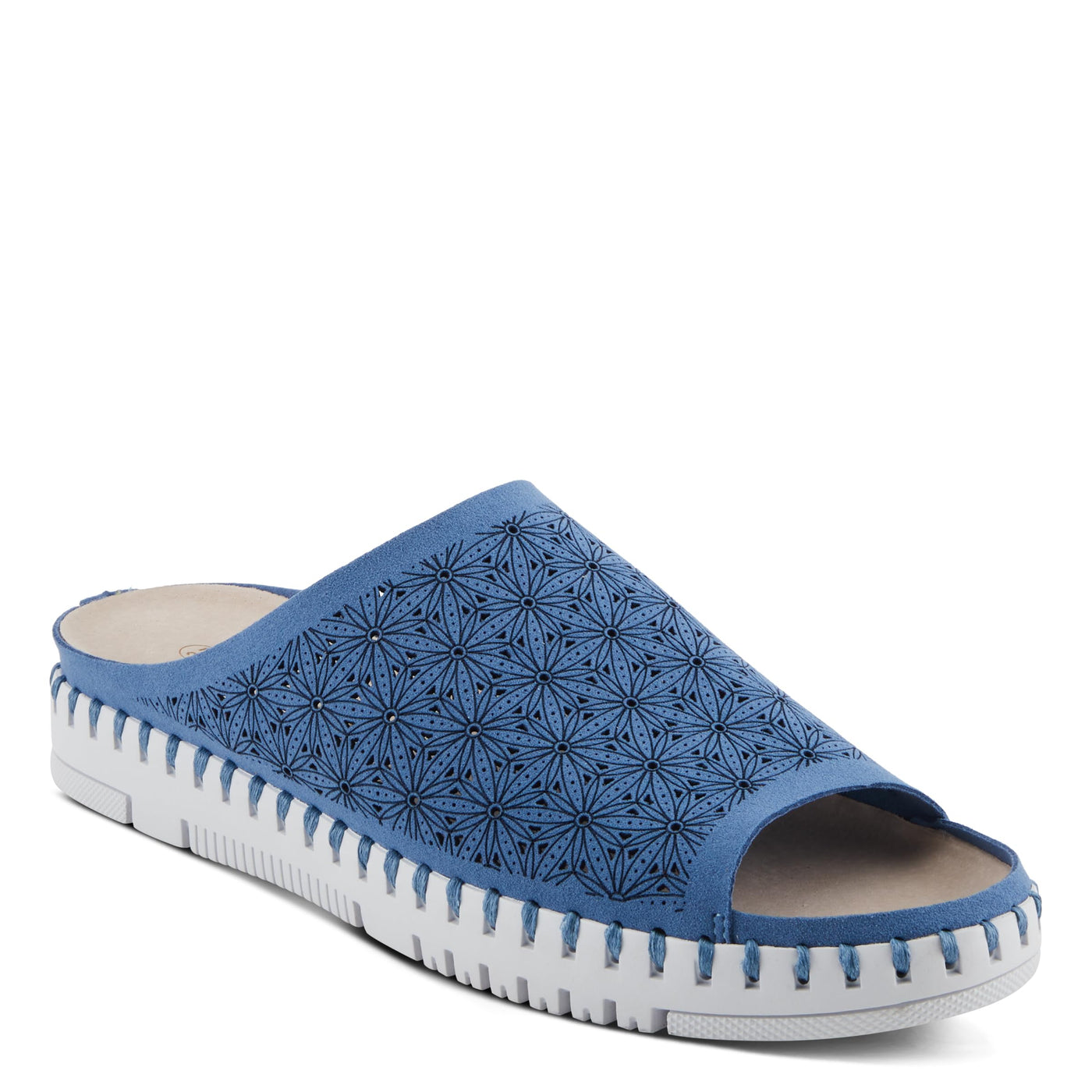 PATRIZIA Women's CANOPY Slide Flat Sandals Blue EU 39 / US 8.5