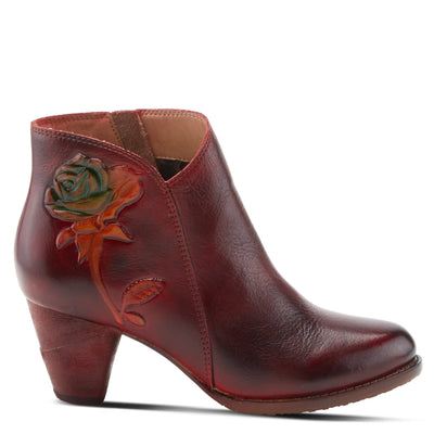 Spring Step L`Artiste Women's Eyecatching Slip-On BootieDark Red EU 39 / US 8.5