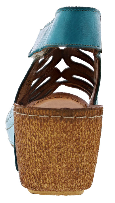 Spring Step Women's Inocencia Slingback Sandal Turquoise EU 40 / US 9