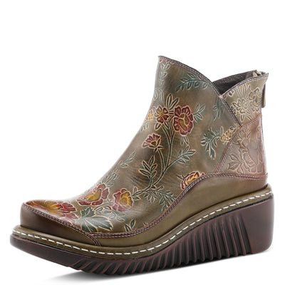 Spring Step L'Artiste Women's Abate Boots Olive Multi EU 41 / US 9.5-10